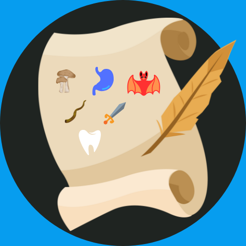 BoTW Collection logo. A scroll with items to collect on it.